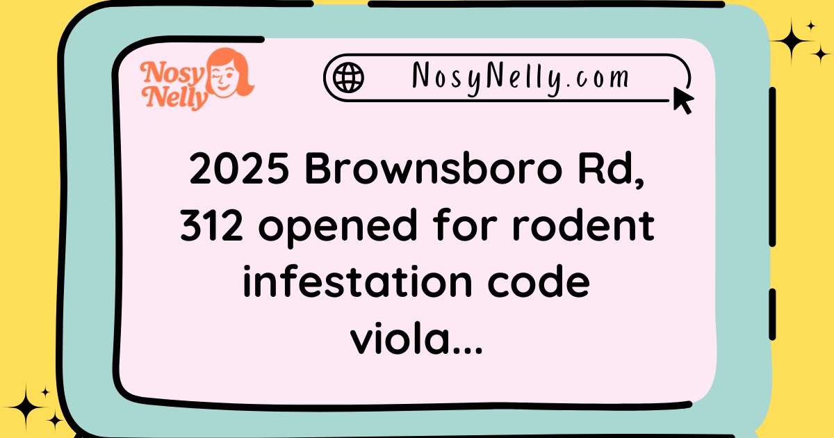 ItsNosyNelly's tweet card. Neighborhood news and updates for Louisville, KY