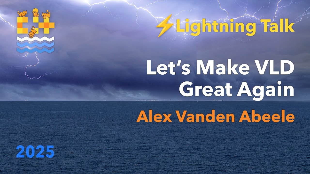 cpponsea's tweet card. Lightning Talk: Let’s Make VLD Great Again - Alex Vanden Abeele - C++...
