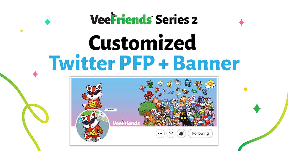 garyvee's tweet card. Now that VeeFriends Series 2 characters have been revealed, it’s time to update your social media profile pictures and banners with…