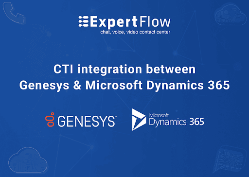 Expertflow's tweet card. Expertflow provides a CTI voice integration in MS Dynamics with Genesys Cloud Contact Center. Embedded CTI Connector runs inside the Microsoft CRM Web UI.