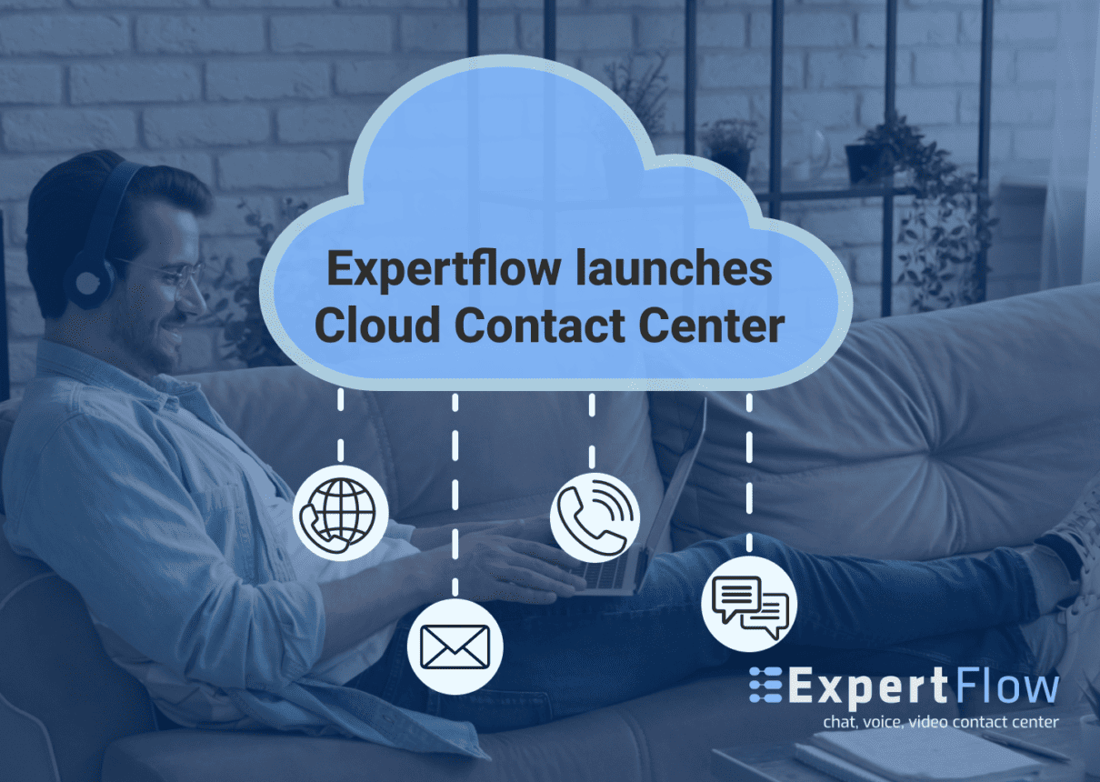 Expertflow's tweet card. Expertflow's cloud contact center solution solution for voice, video and chat is now available on the Genesys Appfoundry.