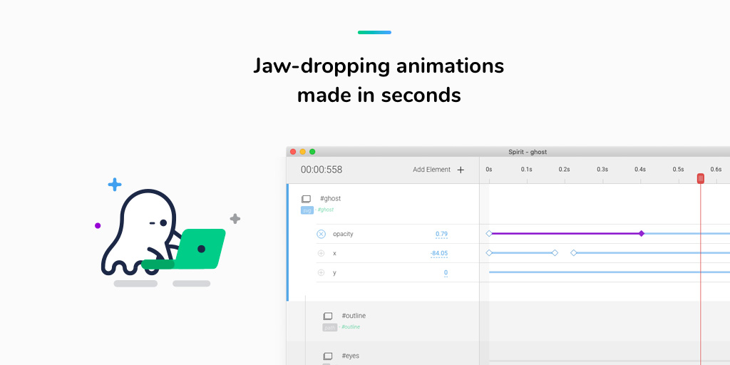 css's tweet card. Spirit is an animation toolkit built to help you create animations for the web directly in the browser