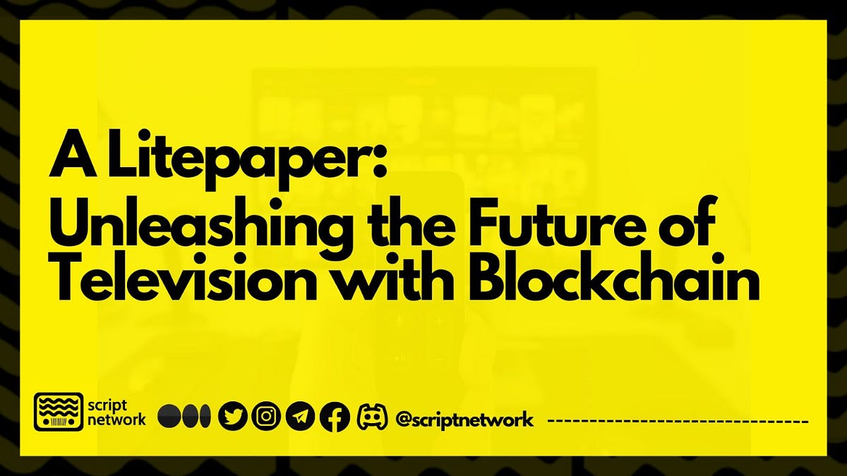 script_network's tweet card. Revolutionising the TV industry, Script Network is an open-source live TV platform, protocol, and video storage network that transforms the…