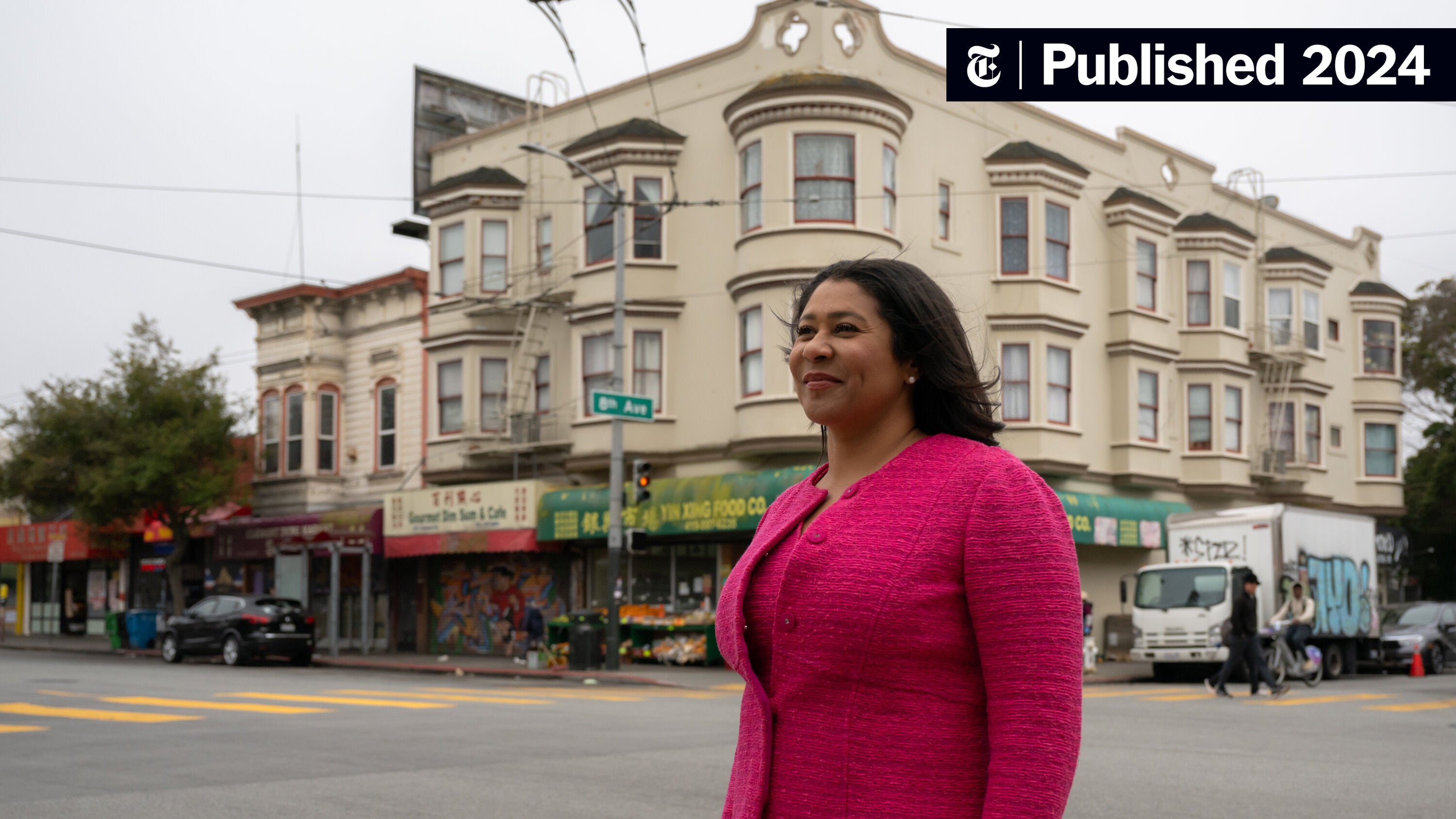 newdev2020's tweet card. Mayor London Breed acknowledged on Thursday that Daniel Lurie, a first-time candidate, would succeed her in office.