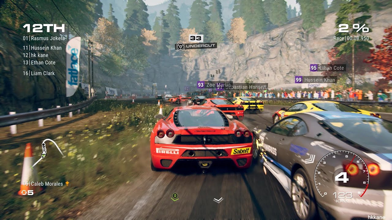 hkkaneGAME12's tweet card. GRID (2019) Career Mode PC Gameplay P.54