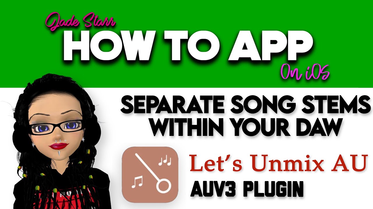 ExtractorVocal's tweet card. Separate Song Stems Within Your DAW with Let's Unmix Audio Unit - How...