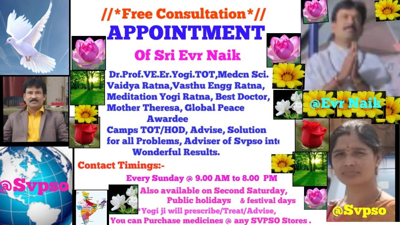 SVPSOint's tweet card. Godly | Great Services | Appointment of Dr Evr Naik | SVPSO Org |...