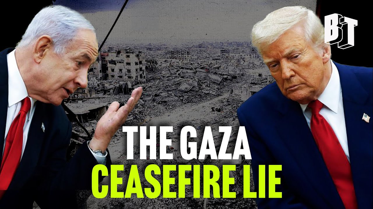 RaniaKhalek's tweet card. The Gaza Ceasefire is a ‘Total Fraud’ | Muhammad Shehada