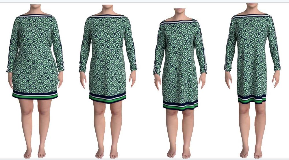 MaghanMcD's tweet card. The fashion start-up is developing software that creates 3-D images showing how any item of clothing will fit on a user’s body.