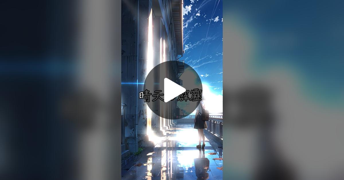 LoFiEvolution's tweet card. 43 likes, 5 comments. “晴天の霹靂”