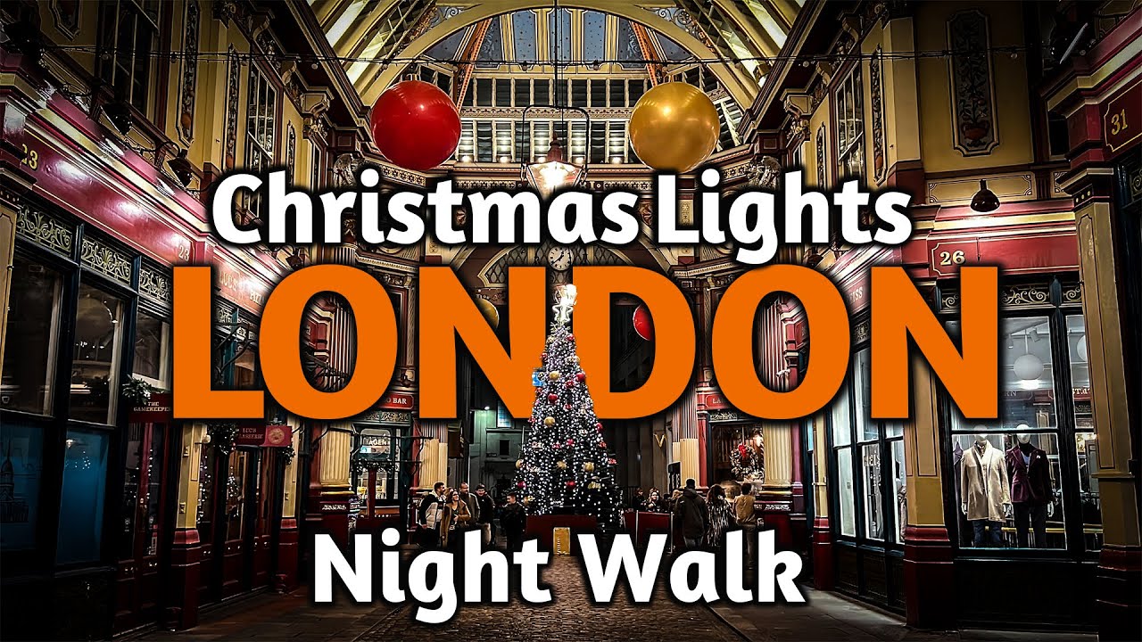 Knowledgepoint's tweet card. London Christmas Lights Night Walk 2025 - Magical Window Displays,...