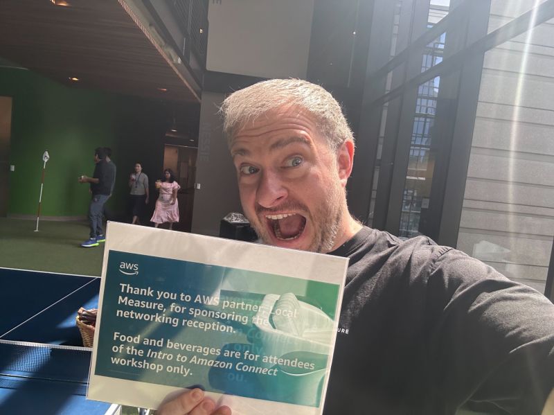 jbarouch's tweet card. What a whirlwind week for Local Measure sponsoring, presenting and participating in Seattle (Amazon Connect Bootcamp), Washington (Public Sector Summit), Manila (BPO Forum) and London (AWS Summit)...