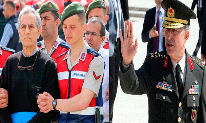 MuyesserYildiz's tweet card. 15 Temmuz darbe teşebbüsünün 1 numarası olduğu suçlamasıyla 141 kez ağırlaştırılmış müebbet hapis cezasına çarptırılan ve 9 yıldır hapiste olan eski orgeneral Akın Öztürk, “Aldığım devlet terbiyesi,...