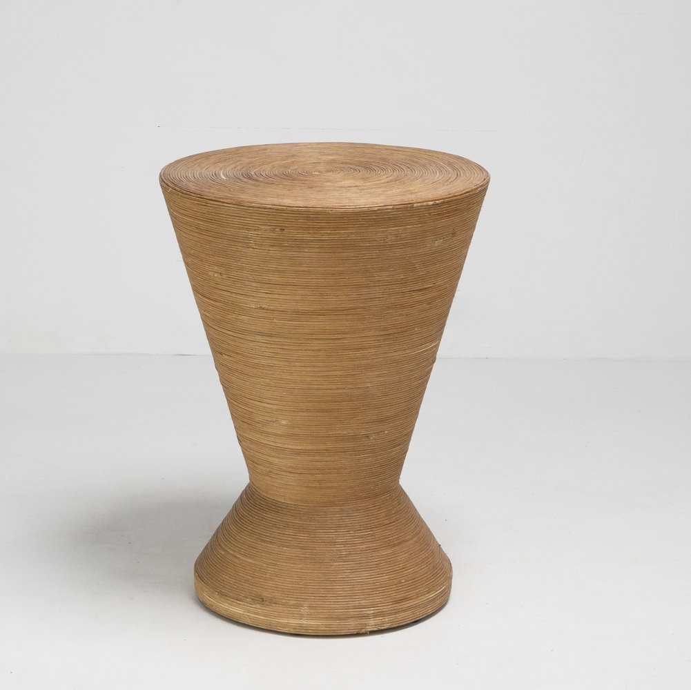 vntg_design's tweet card. Sold: Vintage Rattan Side Table, 1970s | #238585