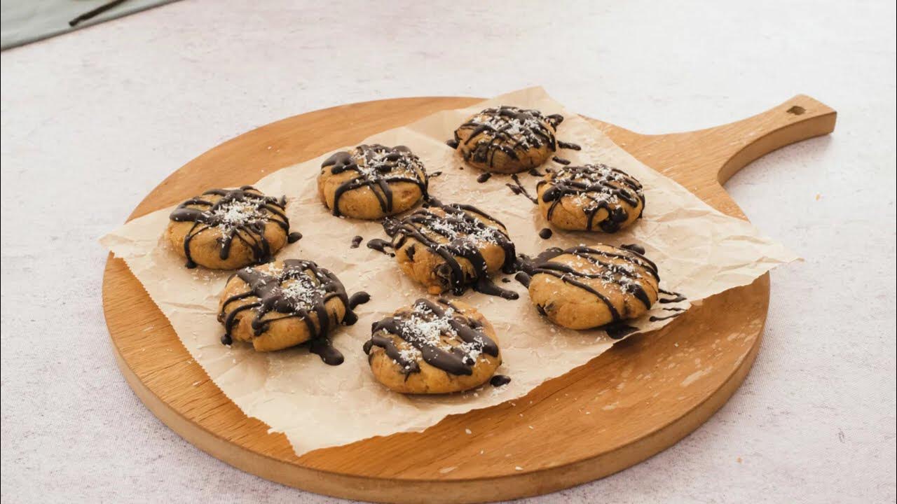 NutrimedH's tweet card. No-Bake Chickpea Cookies | Easy, Guilt-Free Treat!