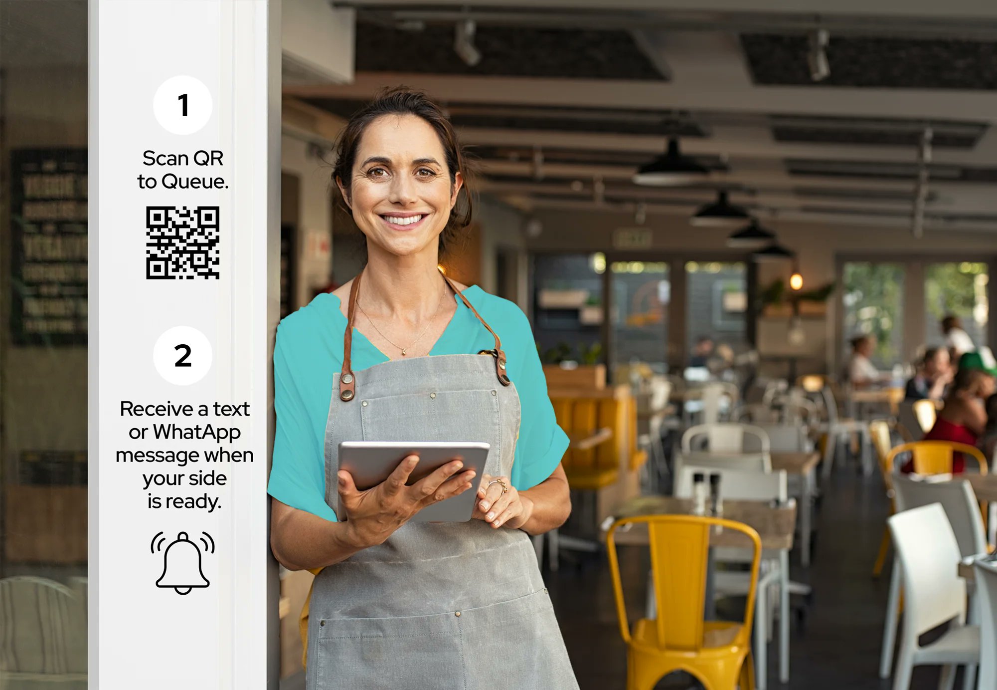 Im_QueueBee's tweet card. Discover how QueueBee's queue management system and customer engagement solutions can transform your restaurant's efficiency and enhance the dining experience.