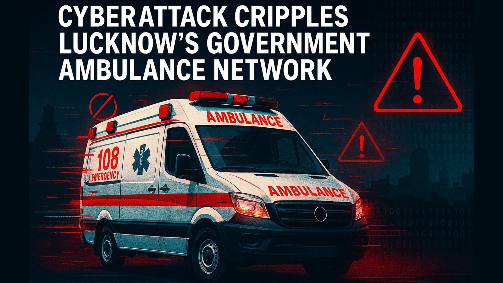 CIDC_Ops's tweet card. Lucknow: In a significant breach of Uttar Pradesh’s emergency health infrastructure, the messaging centre of EMRI Green Health Services, which operates the State’s 108 and 102 ambulance services, w…