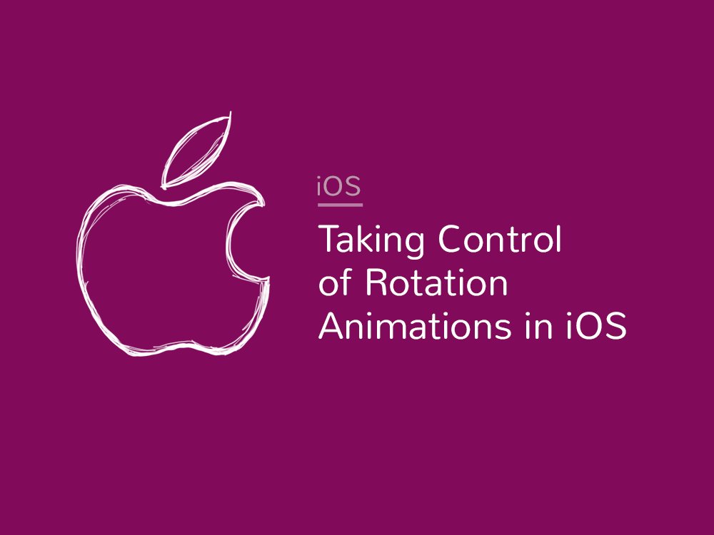 bitemobileapps's tweet card. Sometimes a seemingly simple iOS programming task can send you down the rabbit hole. Today's case in point: animate a 360-degree rotation.