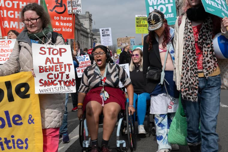 BenClaimant's tweet card. Tens of thousands of disabled people are being excluded from working due to welfare cuts and Labour lied about it until recently 