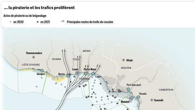mirbole01's tweet card. Le pétrolier d’une compagnie danoise a disparu dans les eaux internationales du Golfe de Guinée. La marine française a pu localiser le bateau et secourir une partie de l’équipage. L’autre partie...