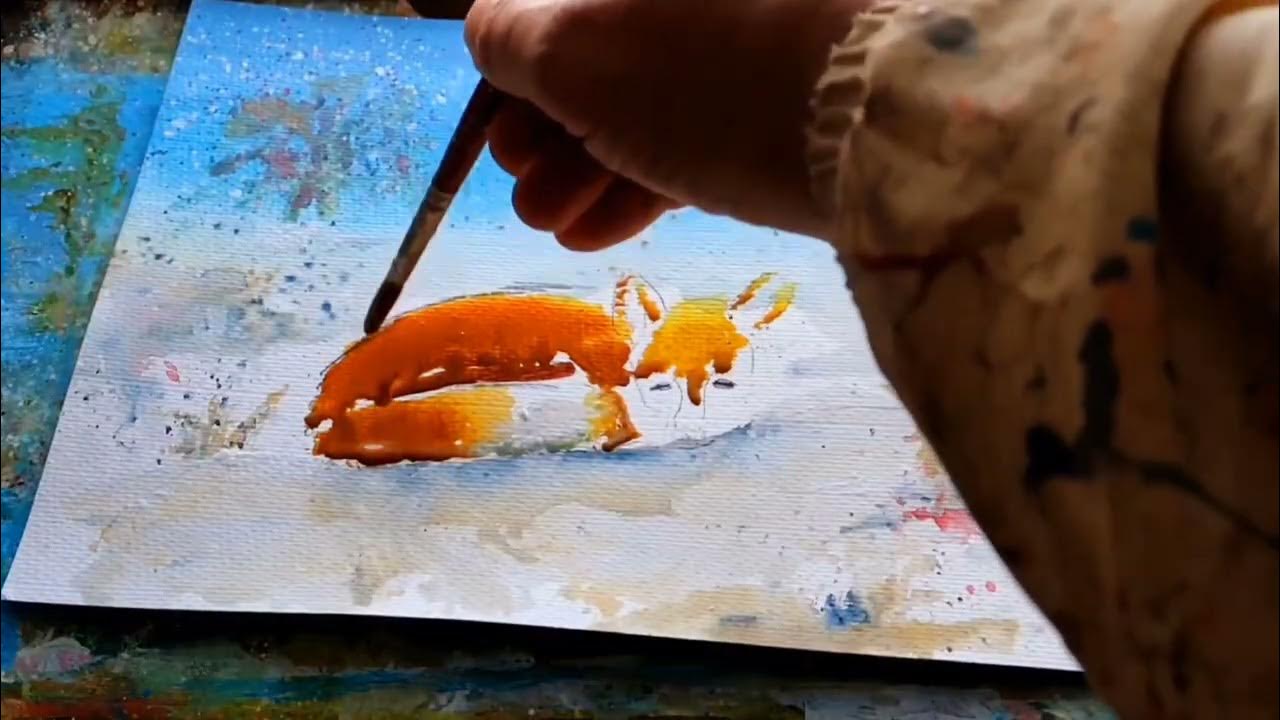 ColinStatter's tweet card. Colin statter Scottish countryside artist Painting in his home studio...