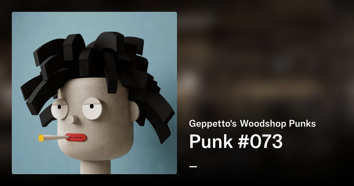 crypto_dynos's tweet card. Old Geppetto came home in silence. It was raining outside, his wife called him for dinner. He said he had some more work to do. And started sawing the wood like he always used to. But this time in a...