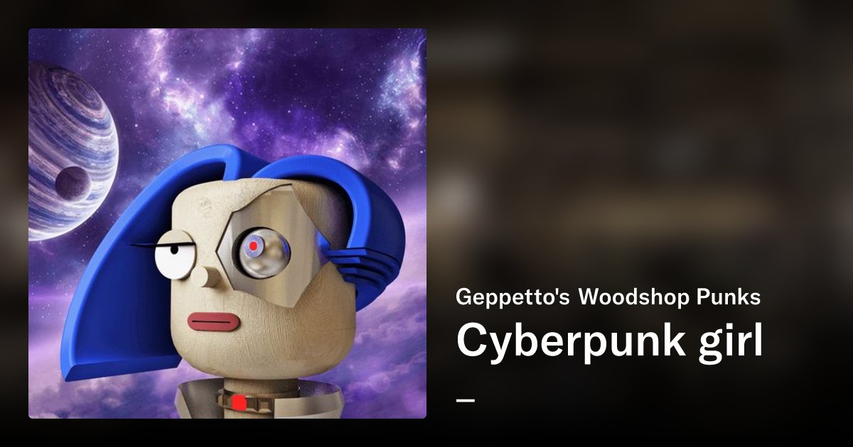 crypto_dynos's tweet card. Old Geppetto came home in silence. It was raining outside, his wife called him for dinner. He said he had some more work to do. And started sawing the wood like he always used to. But this time in a...