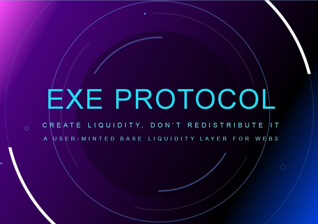 Exeswap's tweet card. Why Our Data-Backed Currency and Economy is the Future of Finance