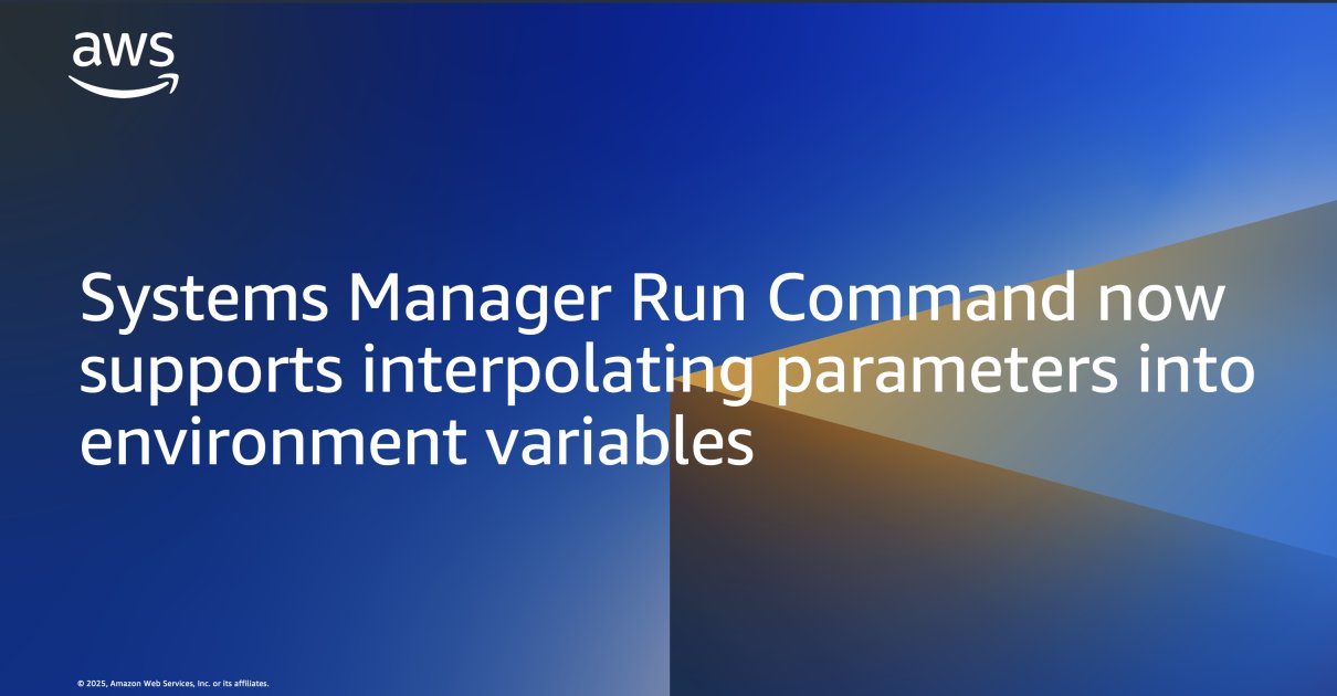 LogicataCloud's tweet card. Introduction Today we are introducing an important enhancement to AWS Systems Manager (SSM) Documents environment variable interpolation when processing parameters. This feature, now available in...