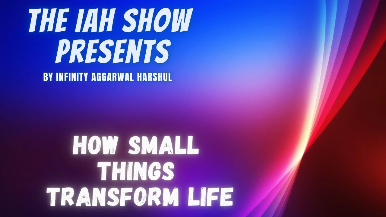 iahuniverse's tweet card. How Small Things Transform Life Audio Version