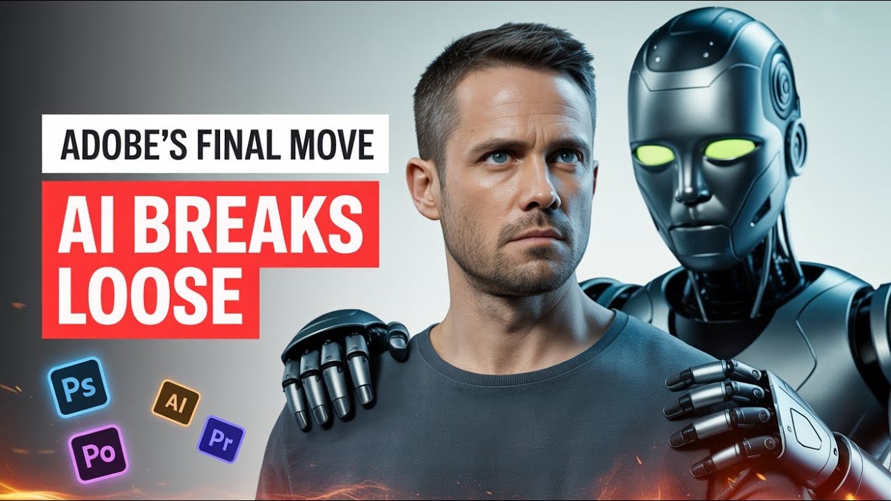 AIoptimizerHub's tweet card. Adobe Just Crossed The Final Line — How AI Sparked