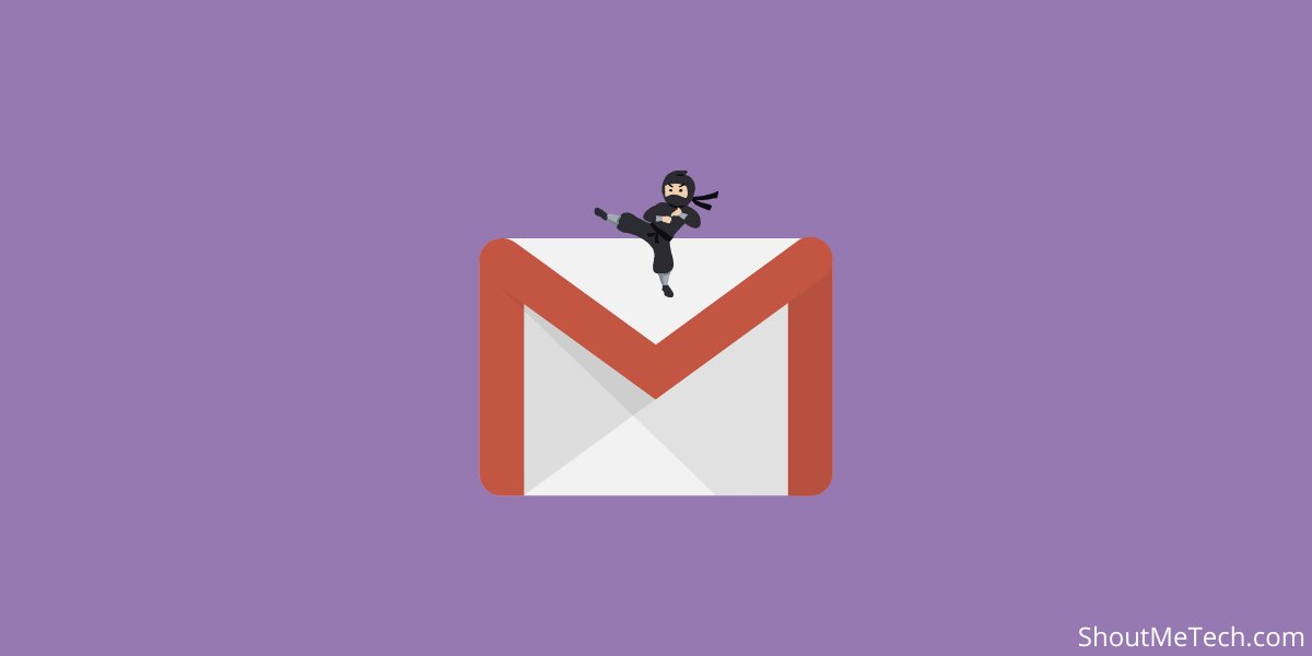ShoutMeTech's tweet card. A collection of 7 best tricks for Gmail which will let you do various things like adding Gmail signature, attaching .exe file in email, using gmail tabs