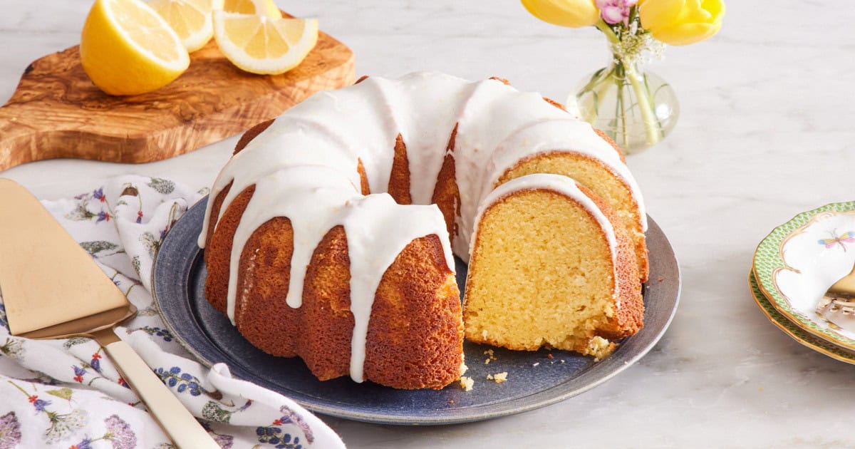 captfuzzbucket's tweet card. Easy, moist Lemon Bundt Cake is full of lemon flavor from lemon juice and lemon zest. Topped with a rich citrus glaze, it’s simple yet so impressive!