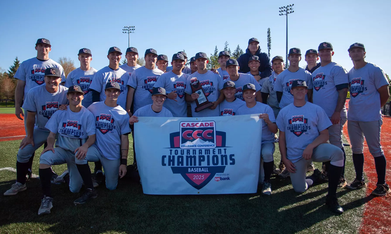 CCCSports's tweet card. VANCOUVER, B.C. – LC State Baseball's wins first CCC tournament title since 2022...