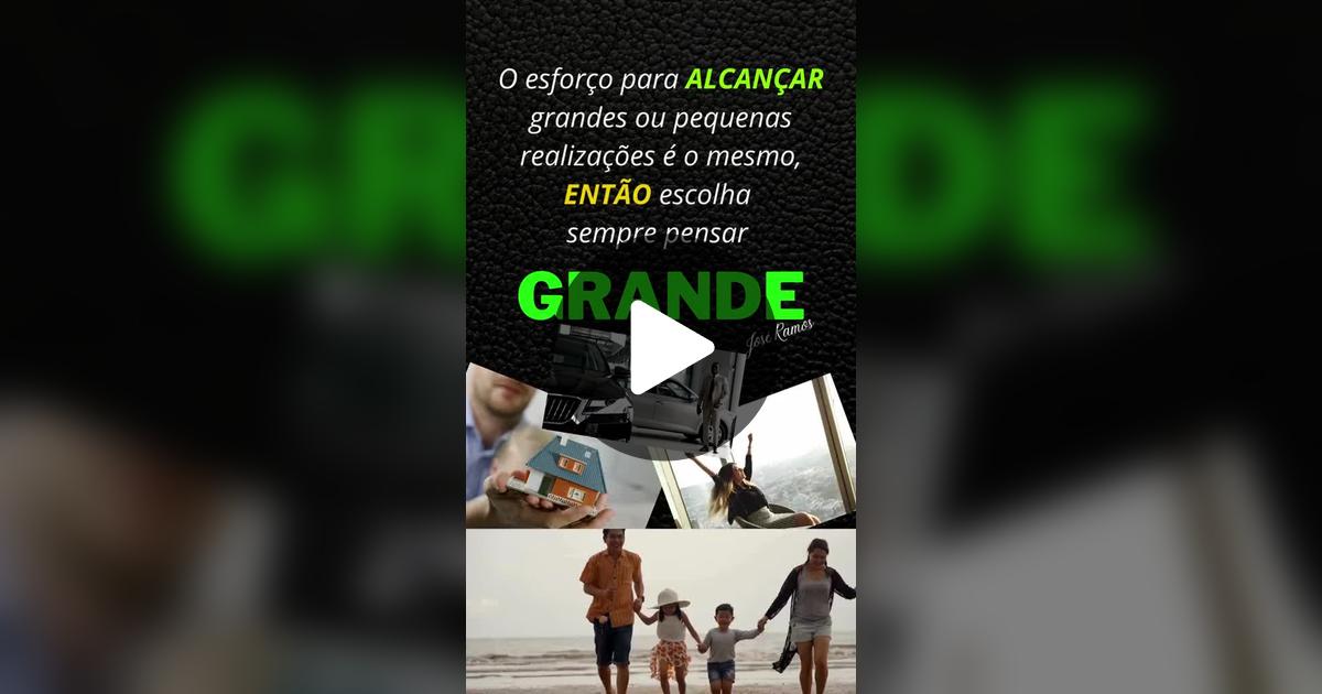 RAMOS_TITAN's tweet card. 114 likes, 5 comments. “Motivação: Pense sempre Grande!”