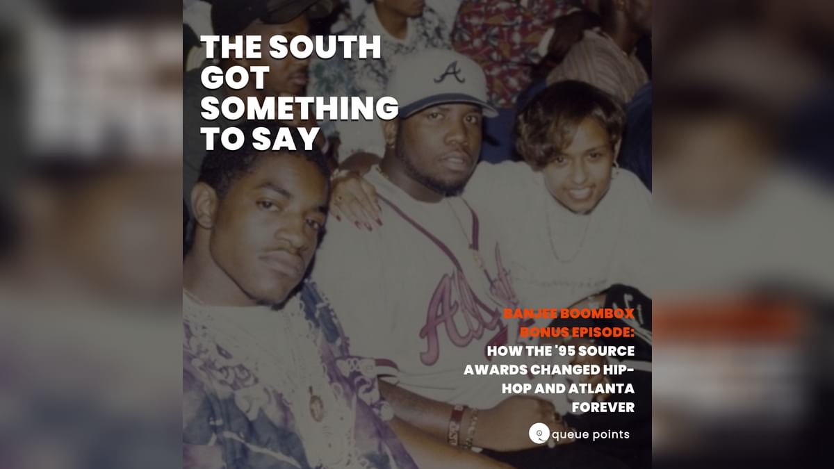queuepointspod's tweet card. On this special Queue Points bonus episode, exclusively for Banjee Boombox , we're turning up the volume on one of hip hop's most pivotal nights - the 1995...
