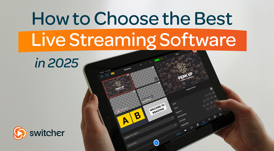 SwitcherStudio's tweet card. Looking for the best live streaming software for your needs? Get expert tips, learn what to look for, and make the right choice to stream with confidence.