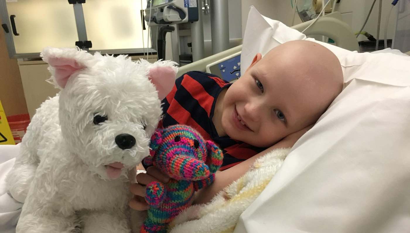 goodnewsnetwork's tweet card. This youngster had cancer in 70% of his body when doctors finally resorted to a stem cell treatment that used a donated umbilical cord from Texas.