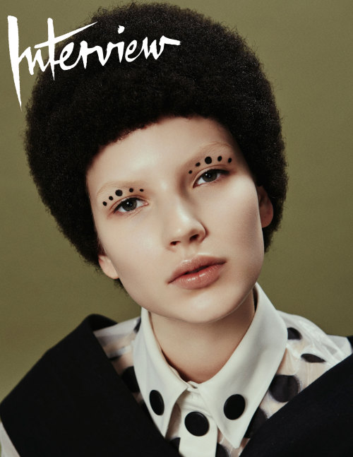 Ultra_Models's tweet card. Anabel for Interview Mag Online!