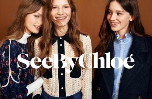 Ultra_Models's tweet card. Anabel krasnotsvetova for See by Chloe Fall 2015 Campaign!