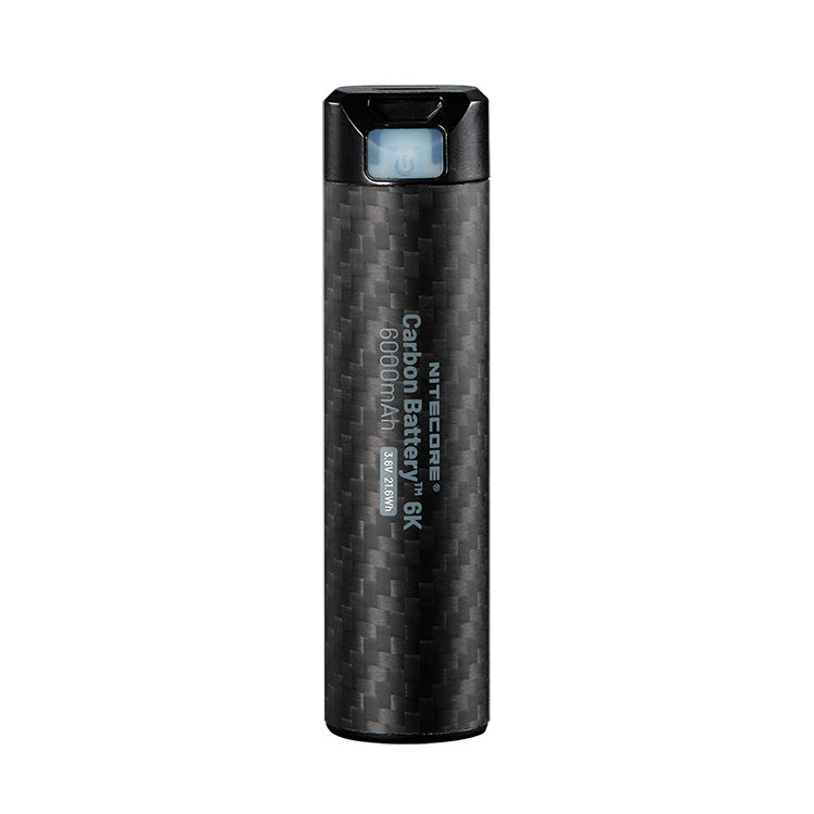 TorchDirect's tweet card. The Nitecore Carbon Battery 6K is a super compact carbon fibre battery which acts as a power bank for your devices, perfect for activities such as hiking where the weight load is important, but is...