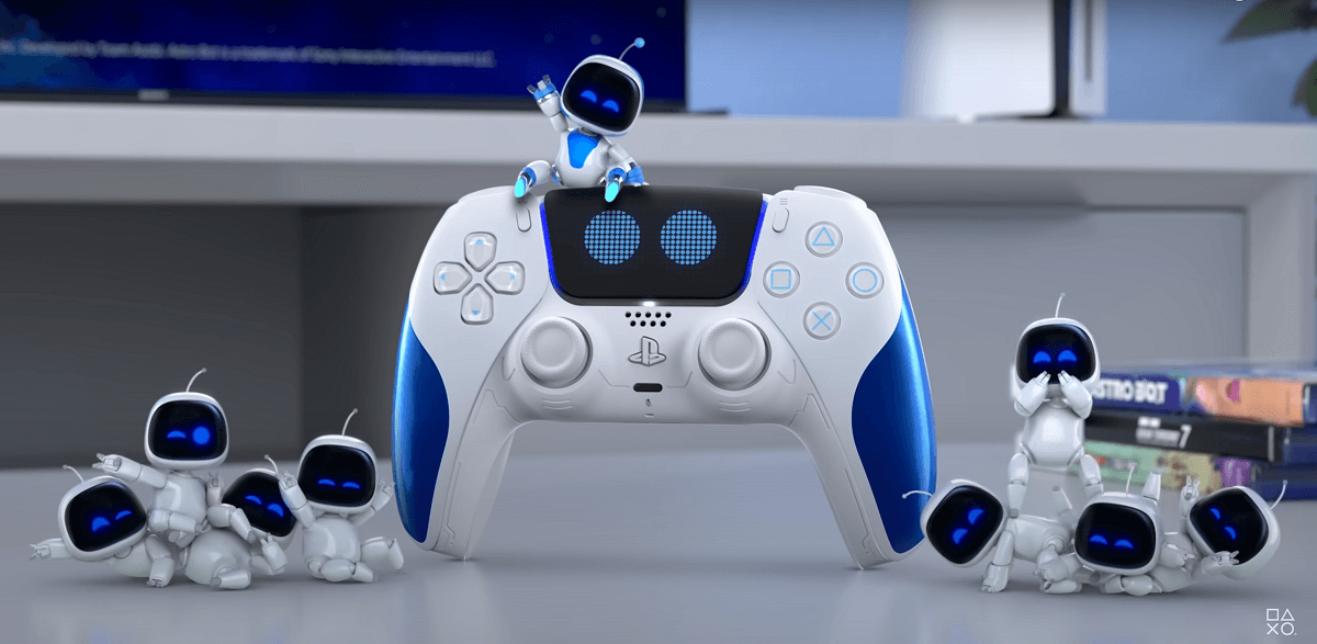 overload_retro's tweet card. Astro Bot PS5 Controller Announced: A new limited-edition DualSense with unique design and advanced features, launching September 6, 2024