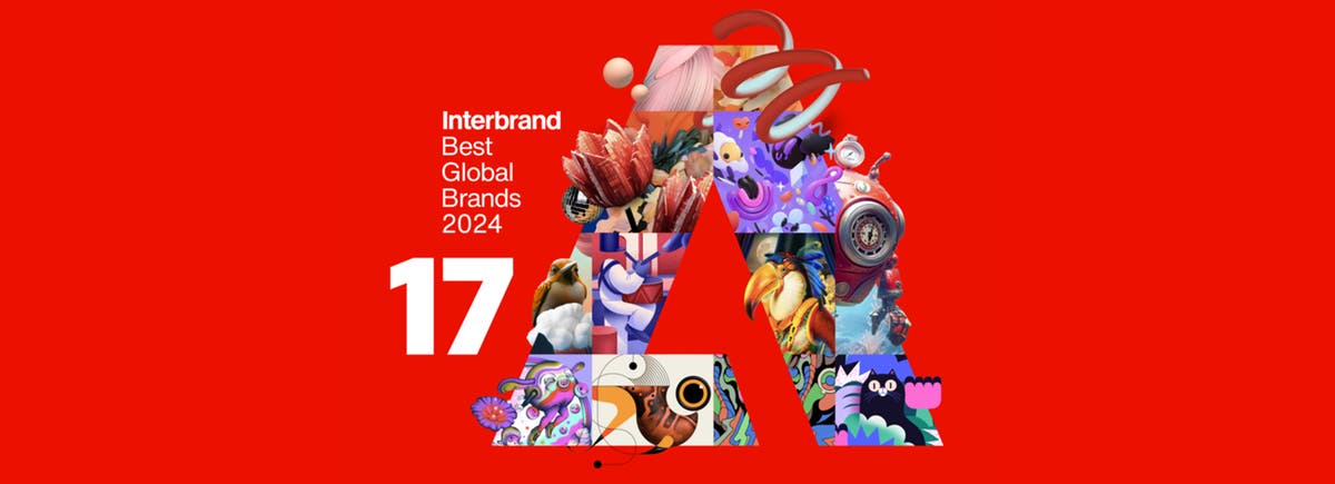 AdobeSecurity's tweet card. We are excited to share that Adobe has been named #17th overall on Interbrand’s 2024 Best Global Brands list. Additionally, we were nominated as a top riser, for the ninth year in a row. Our mission...