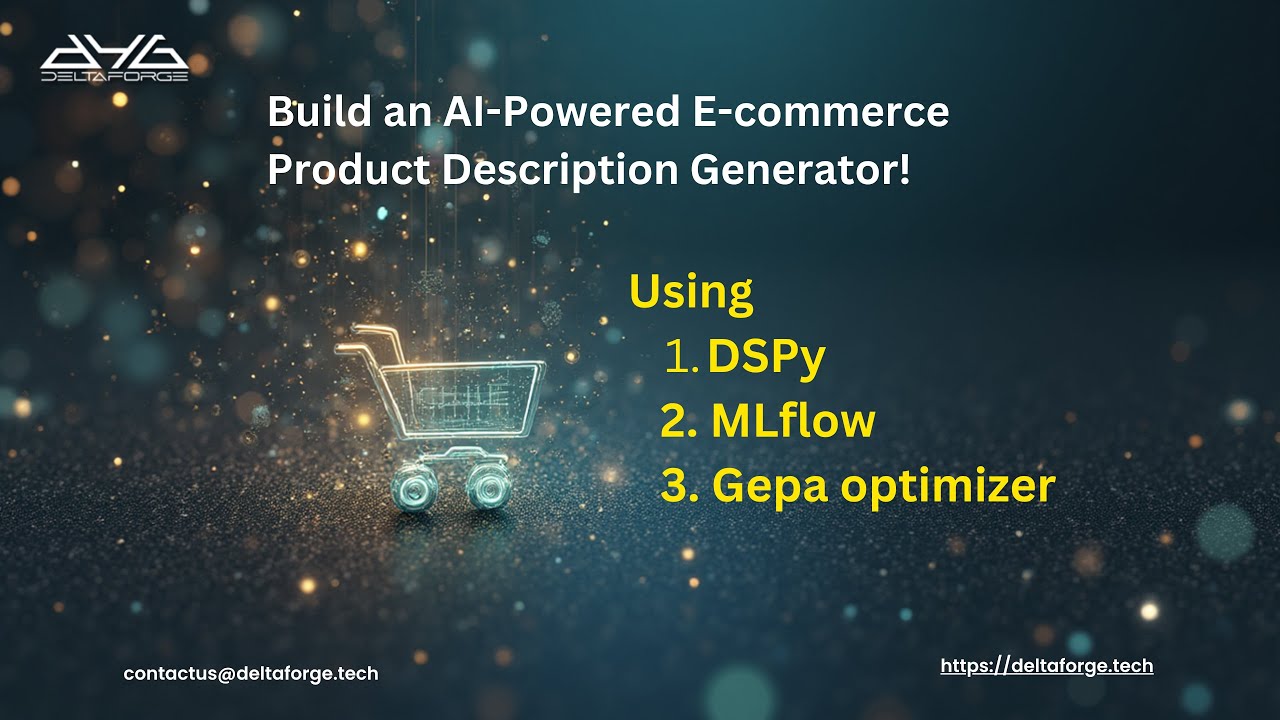 vigneshlingam's tweet card. Build Production AI with DSPy + Azure OpenAI + MLflow: GEPA Optimiz...