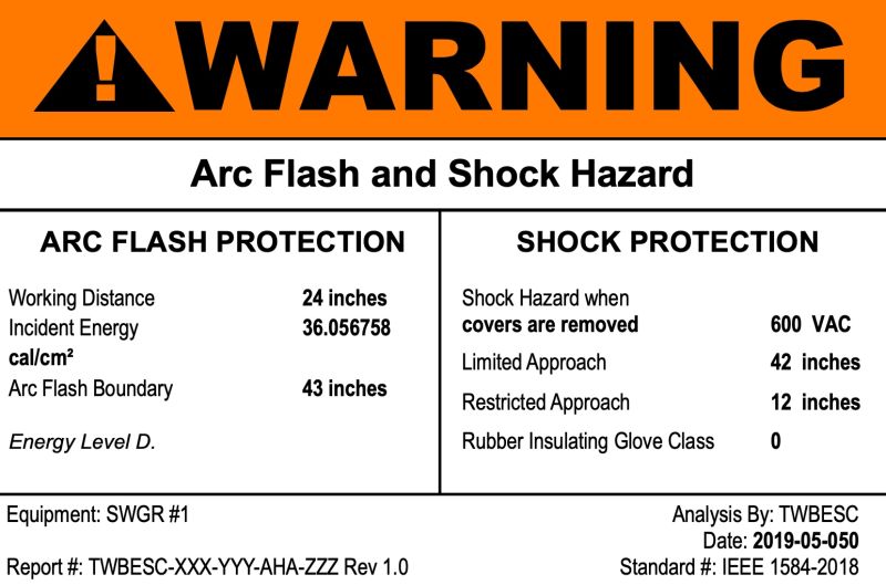 csaz462arcflash's tweet card. Is this a quality label, good engineering practices? Separately is this a compliant equipment label for the Qualified Person? Does IEEE 1584, NFPA 70E or CSA Z462 define an "Energy Level" or did the...