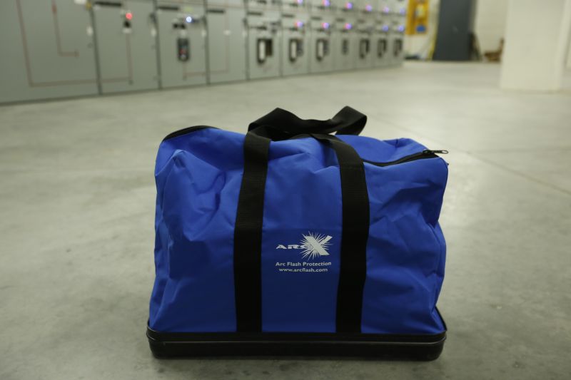 csaz462arcflash's tweet card. You may not think this is not important, but jamming all of your arc flash & shock PPE into an undersized storage bag is a problem. This Oberon arc flash & shock PPE storage bag is oversized, tall...