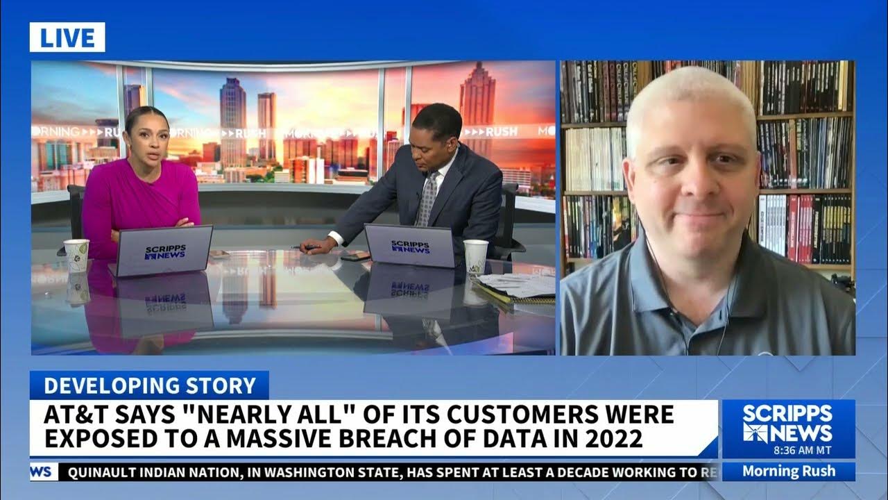 TrustedSec's tweet card. Massive AT&T data breach exposes ‘nearly all’ customers | Scripps News