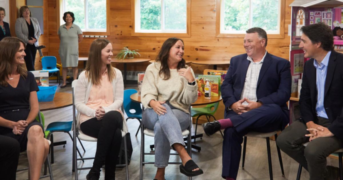 peihrtoolkit's tweet card. Today the Prime Minister, Justin Trudeau, Prince Edward Island Premier, Dennis King, federal Minister of Families, Children and Social Development, Jenna Sudds, and provincial Minister of Education...
