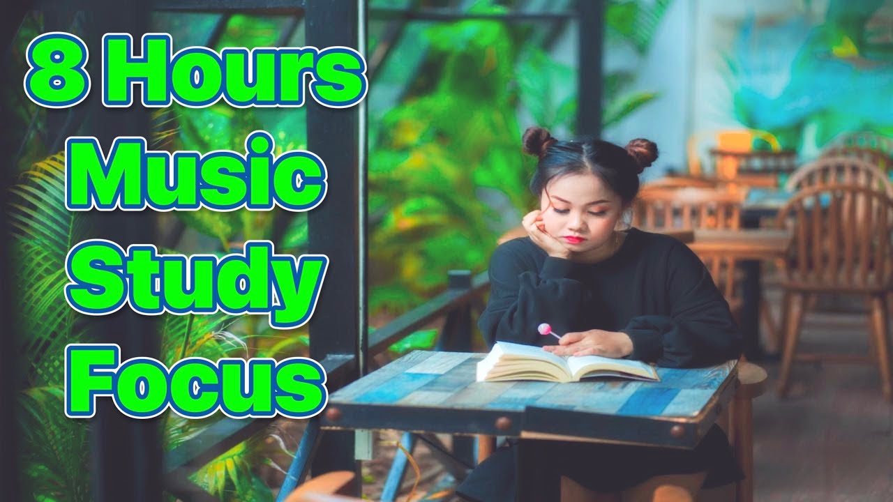 JCStudioDrummer's tweet card. 8 Hours Relaxed Study Music. Working, Coding, Focus, Reading, Energy