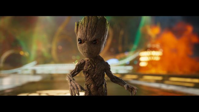compositfactory's tweet card. Animating Baby Groot for his introduction to ELO was a lot harder than it looks.